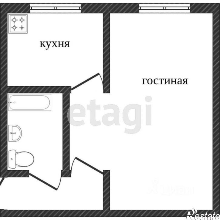 1-комн квартира Октябрьский проспект, 31,  д. 31