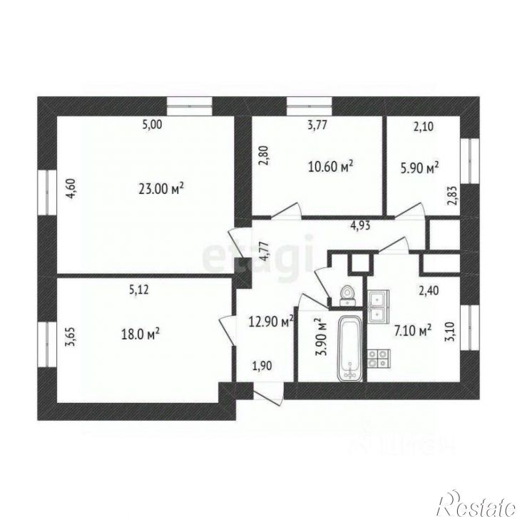 Комната ул Пионерская, 9,  д. 9