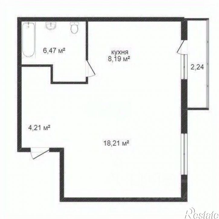 1-комн квартира Пионерская улица, 37,  д. 37