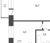 1-комн, 31кв м, этаж 1/5 Советская улица, 23