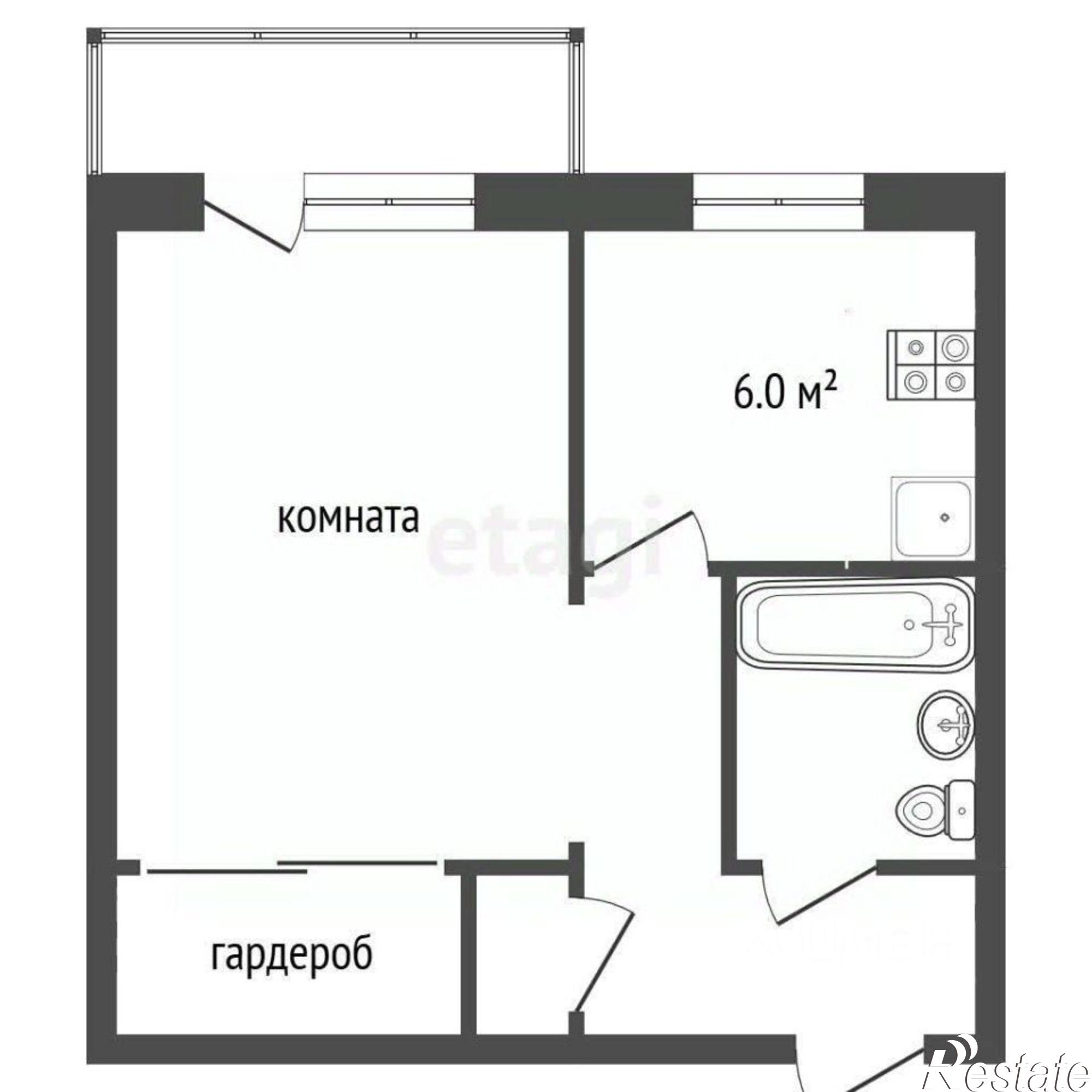 Купить квартиру за 3 350 000 рублей на ул Вокзальная, 44