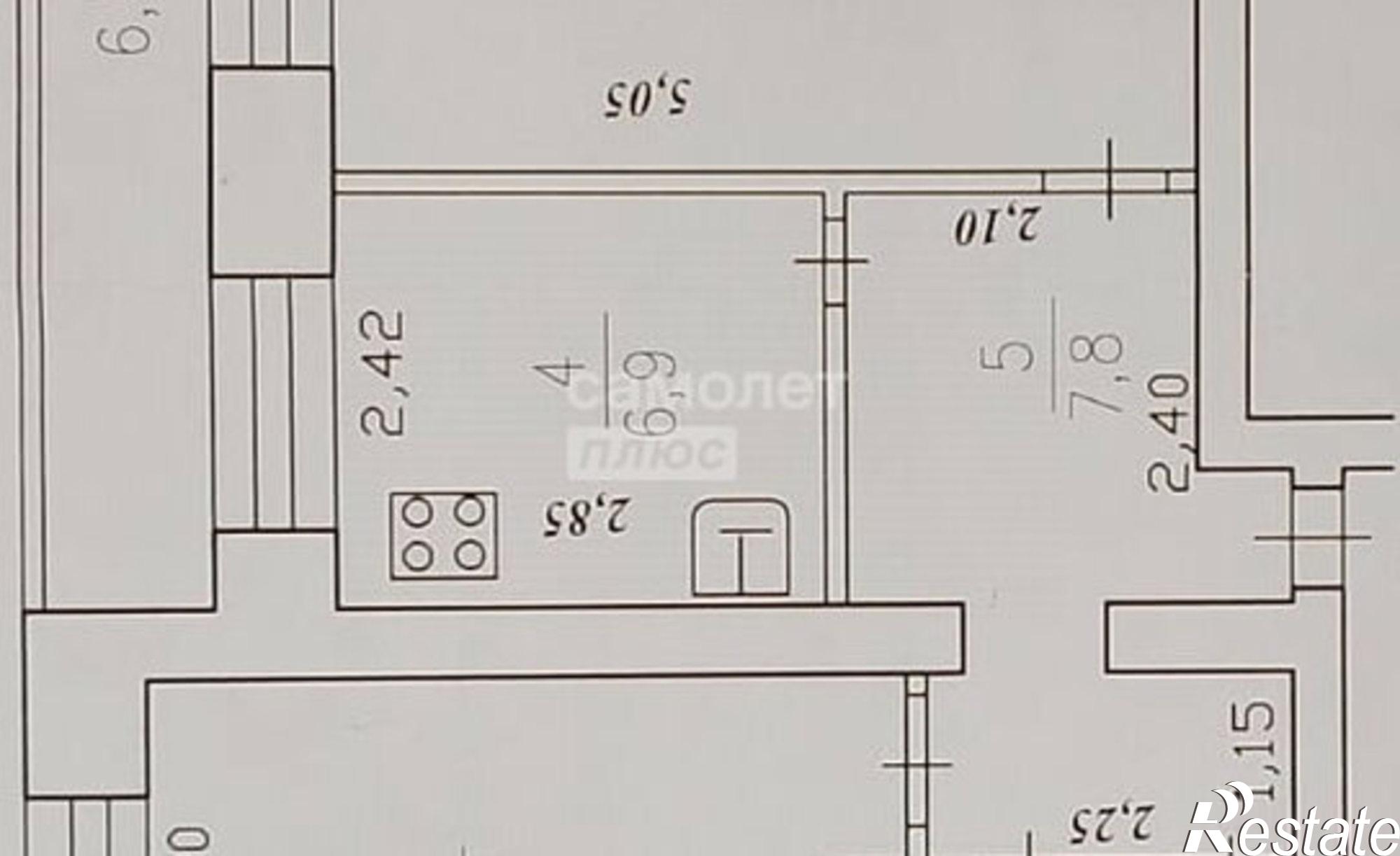 Купить квартиру за 4 200 000 рублей на улица Сидоренко, 3
