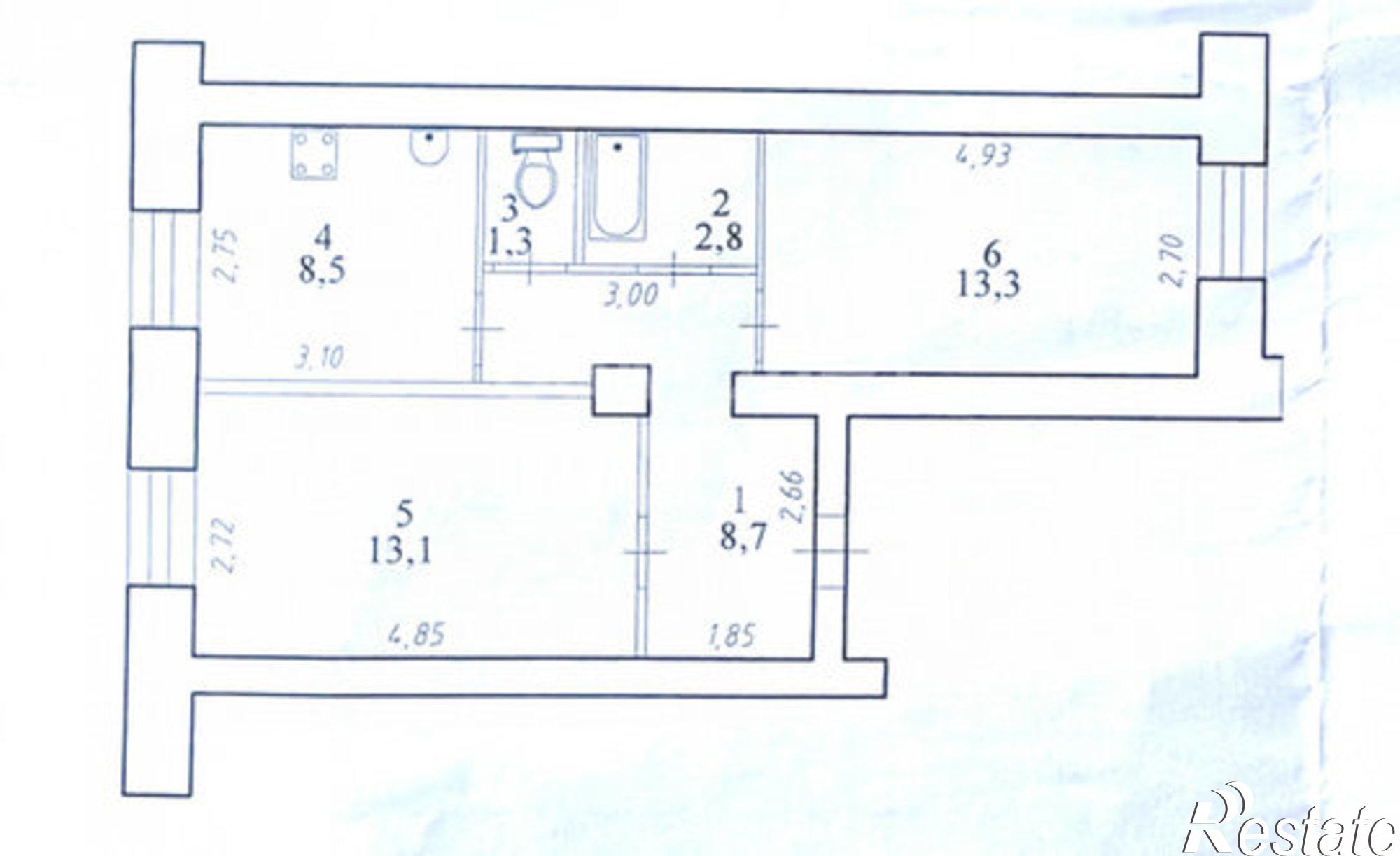 Купить квартиру за 3 650 000 рублей на улица Калинина, 24
