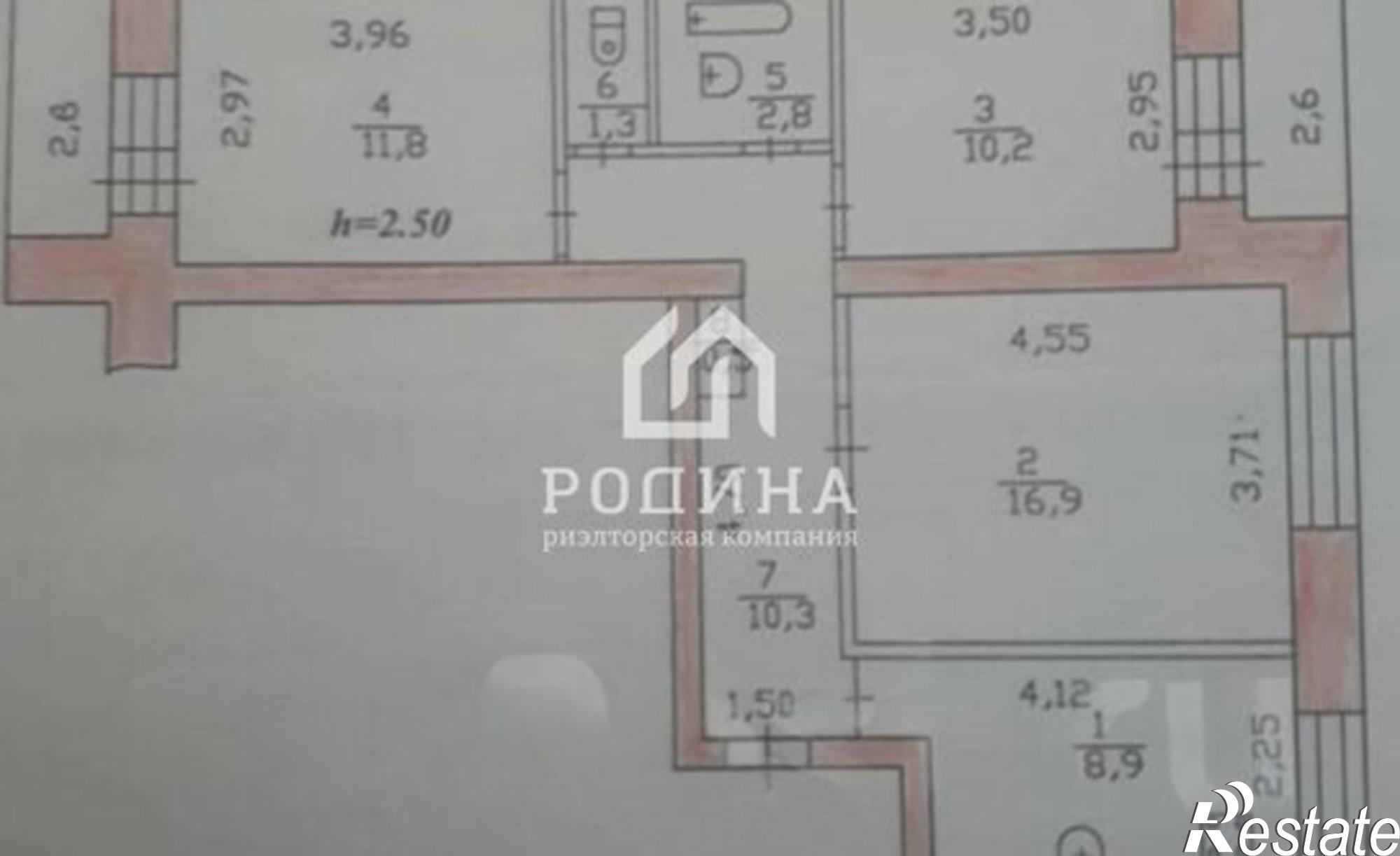 Купить квартиру за 3 790 000 рублей на ул Лазо, 78